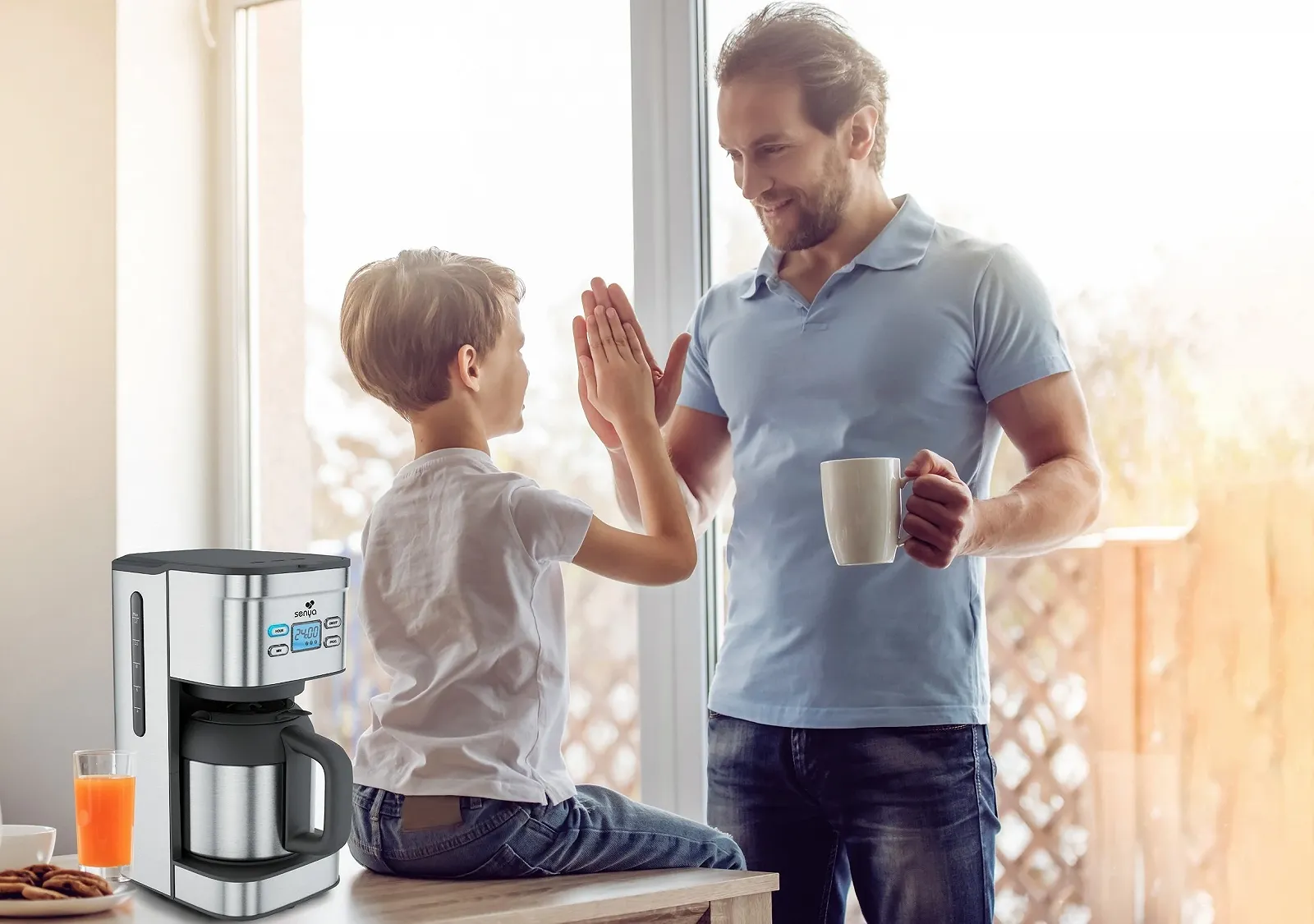 Капельная кофеварка SENYA SYBF-CM025 Inox, фото №9