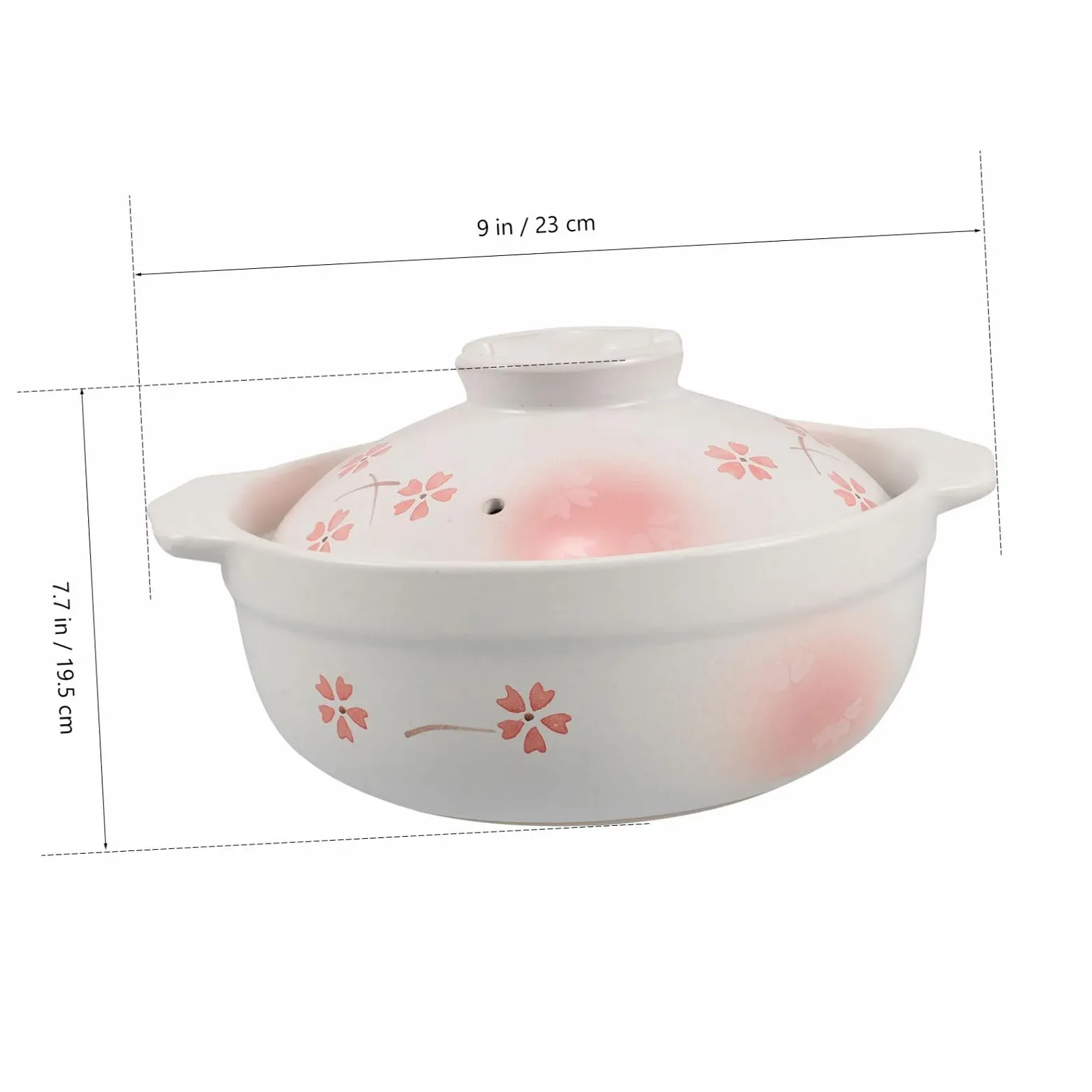 Горщик глиняний у японському стилі з кришкою термостійкий для супів та рису house, фото №2