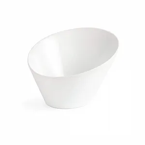 Миска Овальная Наклонная Olympia CB079, Белая (Упаковка из 4 штук) - Фото 1