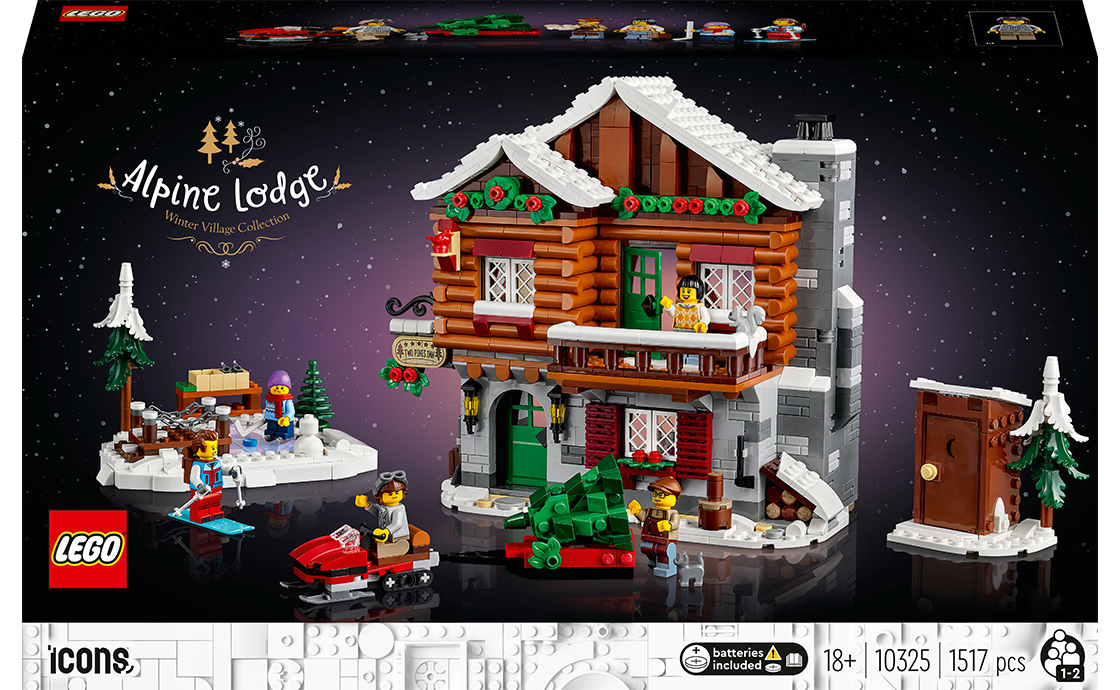 Конструктор Лего LEGO Icons Альпийский домик (10325), фото №2