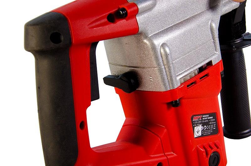 Перфоратор MPT SDS-PLUS 26 мм 1050 Вт 930 об/хв 4500 уд/хв 4.5 Дж 3 режими аксесуари 5 шт кейс MRH2603, фото №8