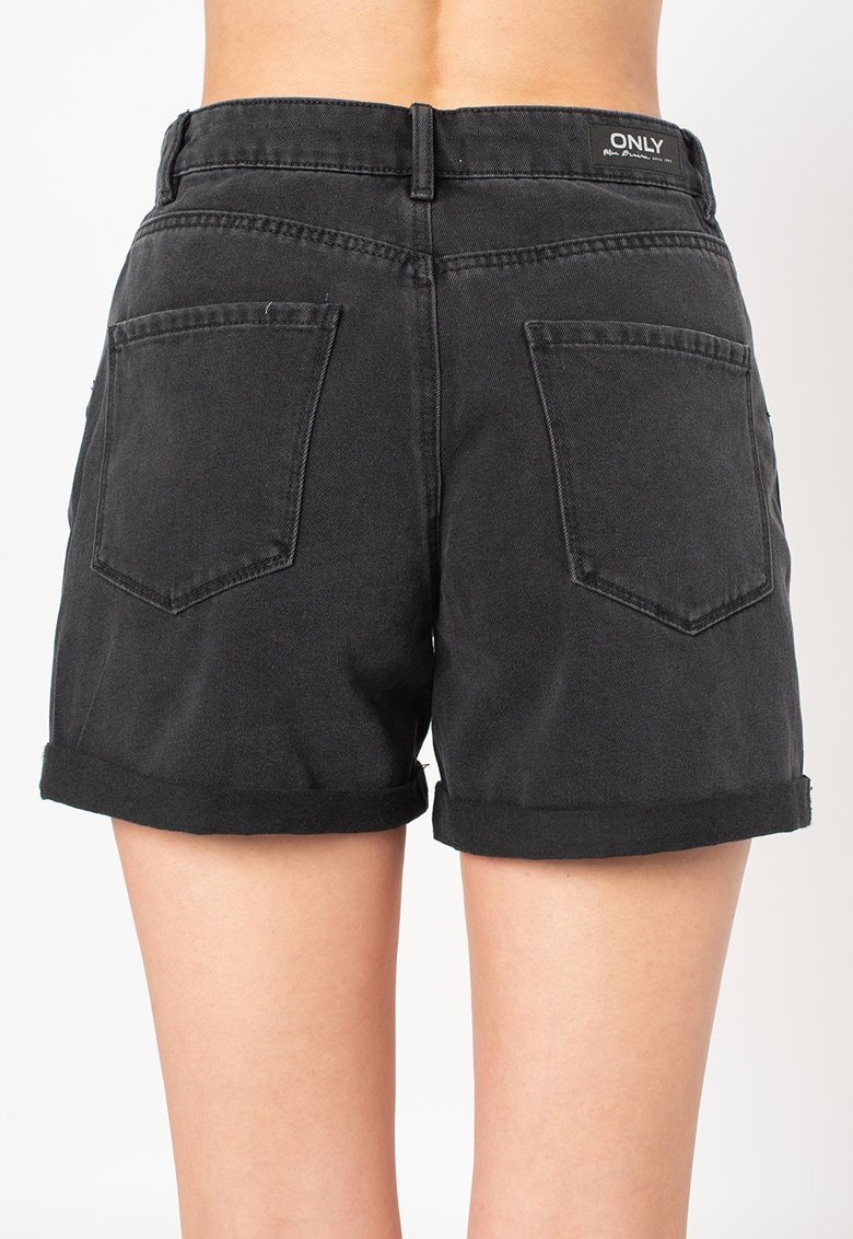Шорти ONLVEGA LIFE HW MOM SHORTS BJ745 15234370- ONLY Чорний XL, фото №3
