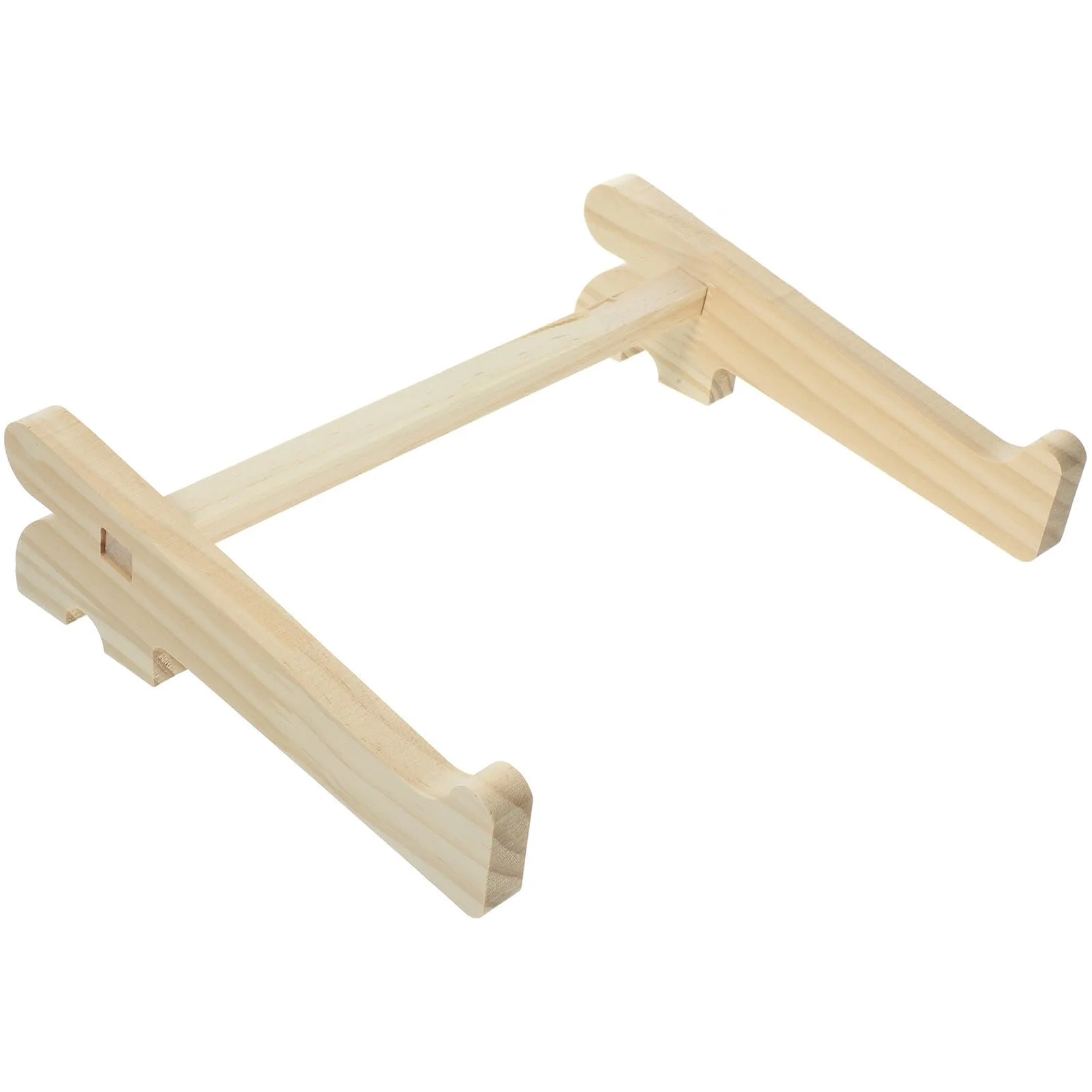 Подставка для ноутбука Деревянная OUNONA Регулируемая по высоте Эргономичная для стола Офиса Домашнего офиса Улучшает осанку Снимает напряжение с шеи и плеч Подходит для ноутбуков, фото №1