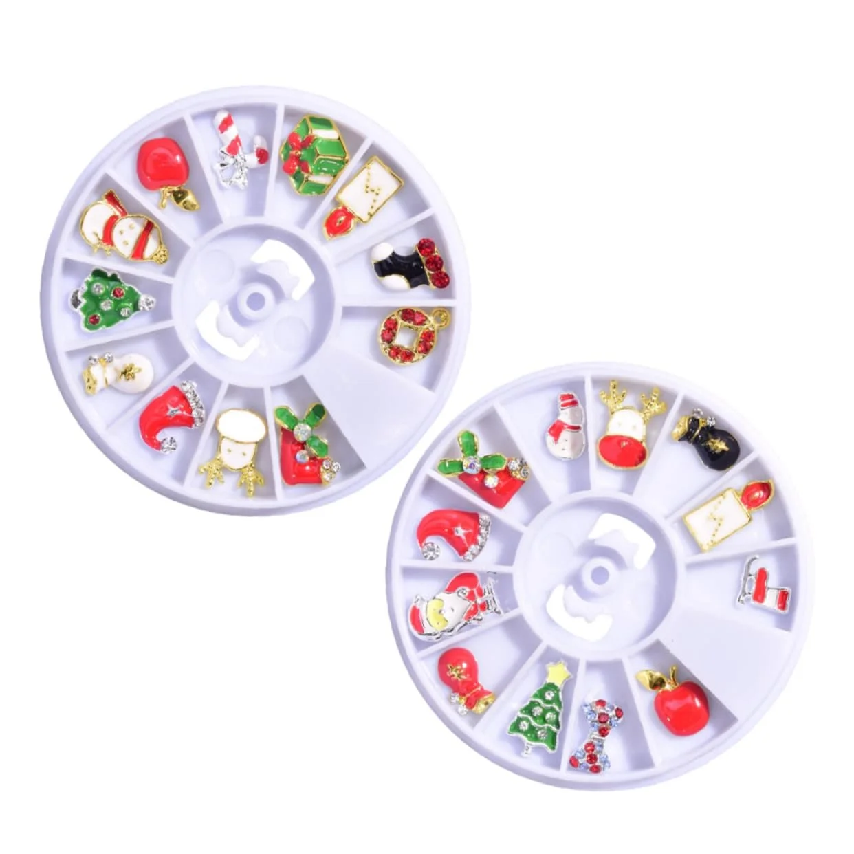 Украшения для ногтей FRCOLOR Рождественские, DIY аксессуары для маникюра, креативные украшения для ногтей, разные дизайны, прочные и элегантные, фото №1