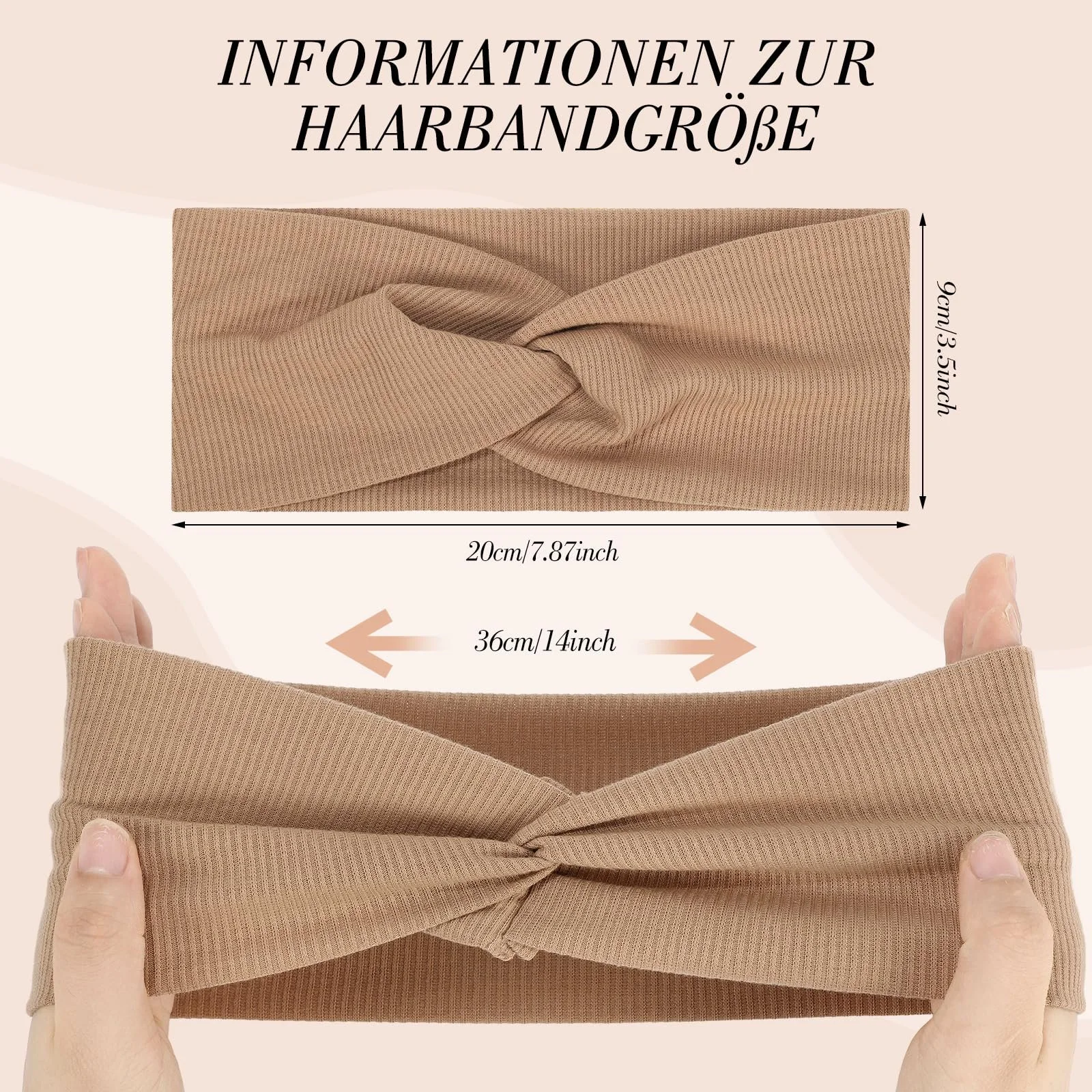 Пов'язка на голову Жіноча Еластична, фото №2