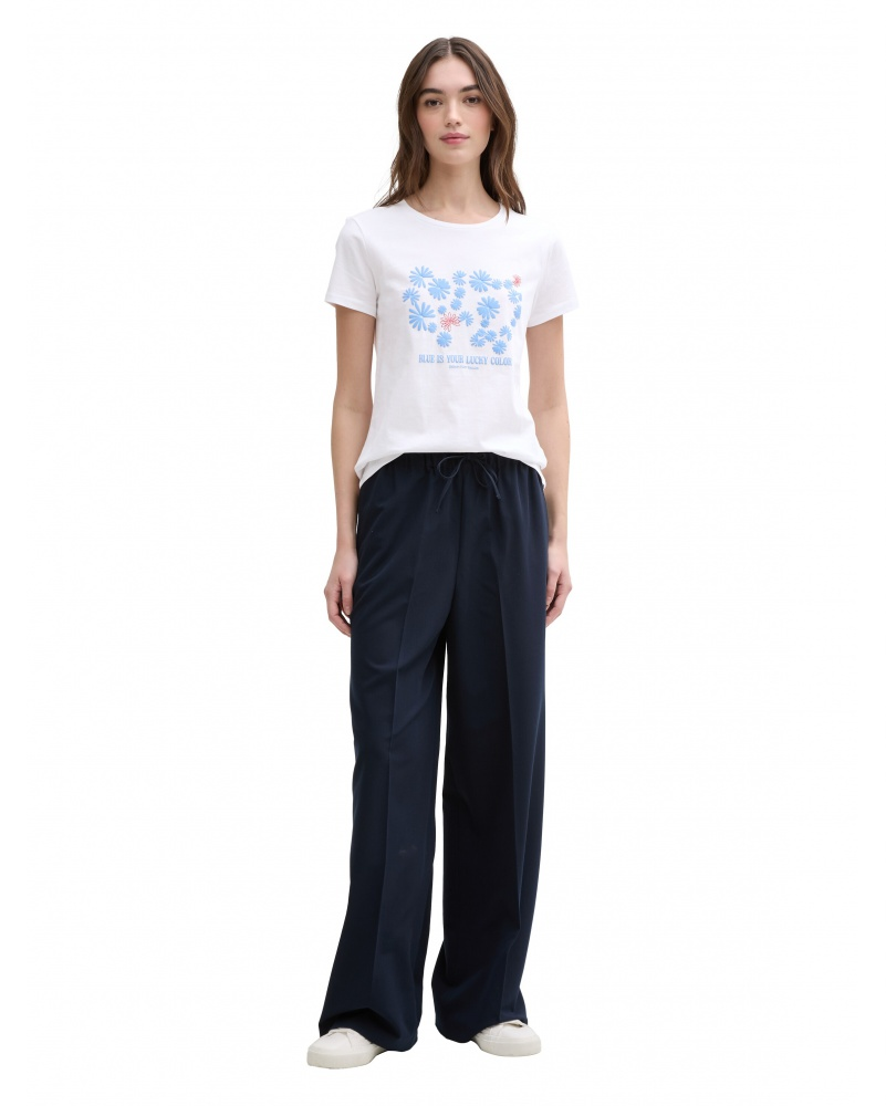 Футболка DENIM women's  1045417-20000 Tom Tailor Білий XL, фото №4