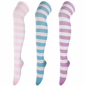 Чулки DRESHOW Полосатые 3 пары - Фото 1