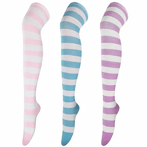 Панчохи DRESHOW Смугасті 3 пари - Фото 1
