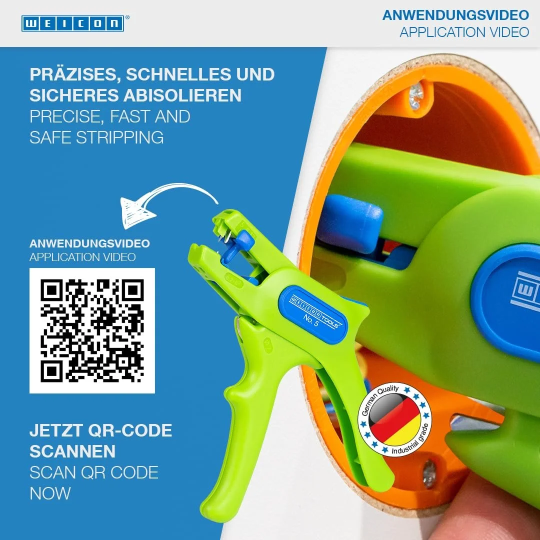 Стриппер автоматический WEICON Tools Green Line No. 5, фото №6