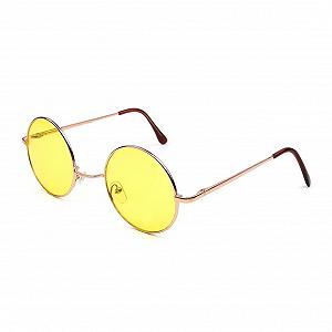 Сонцезахисні окуляри круглі ретро VALICLUD, 3 шт, жовтий synthetic.ua - Фото 1
