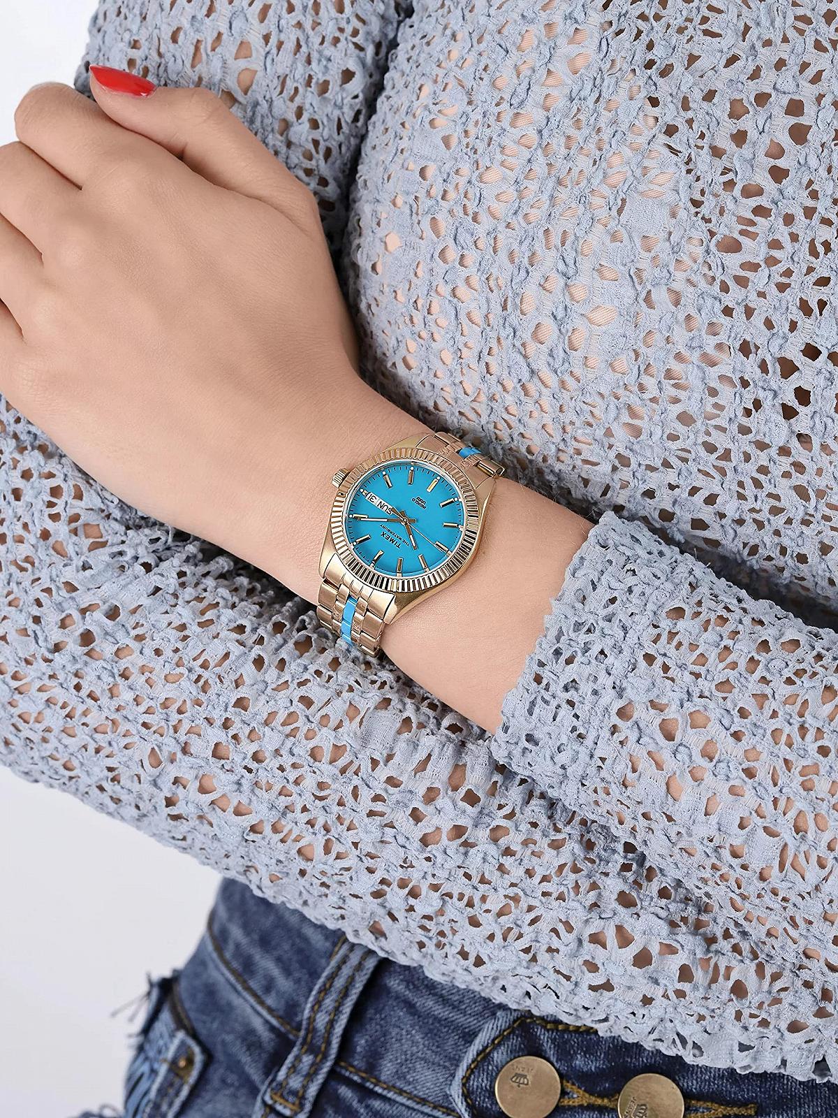 Женские часы Timex Waterbury с аналоговым циферблатом и стальным браслетом, фото №6
