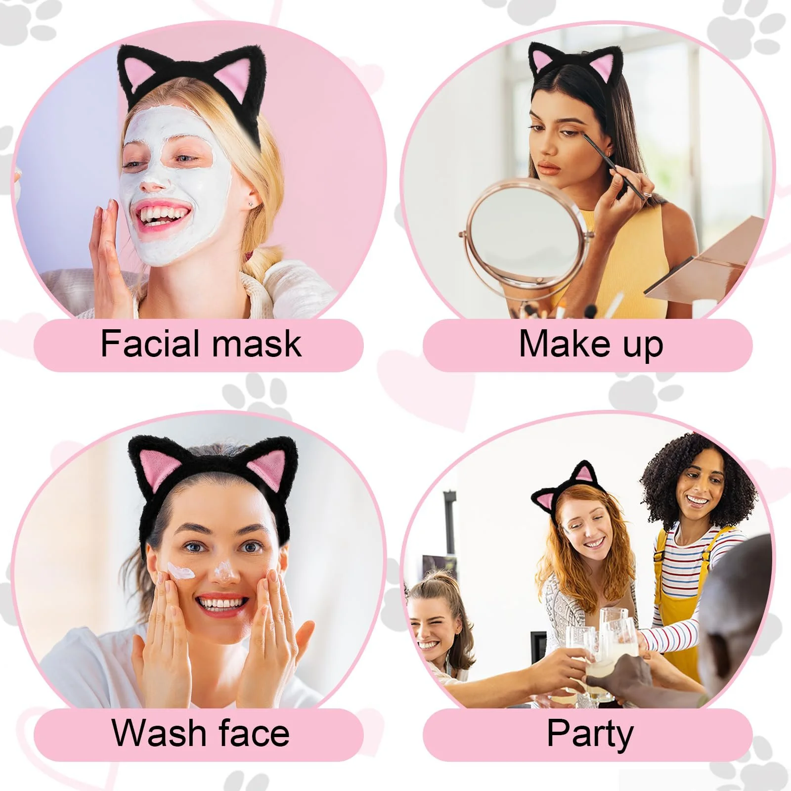 Обруч для волос Ушки котика, фото №3