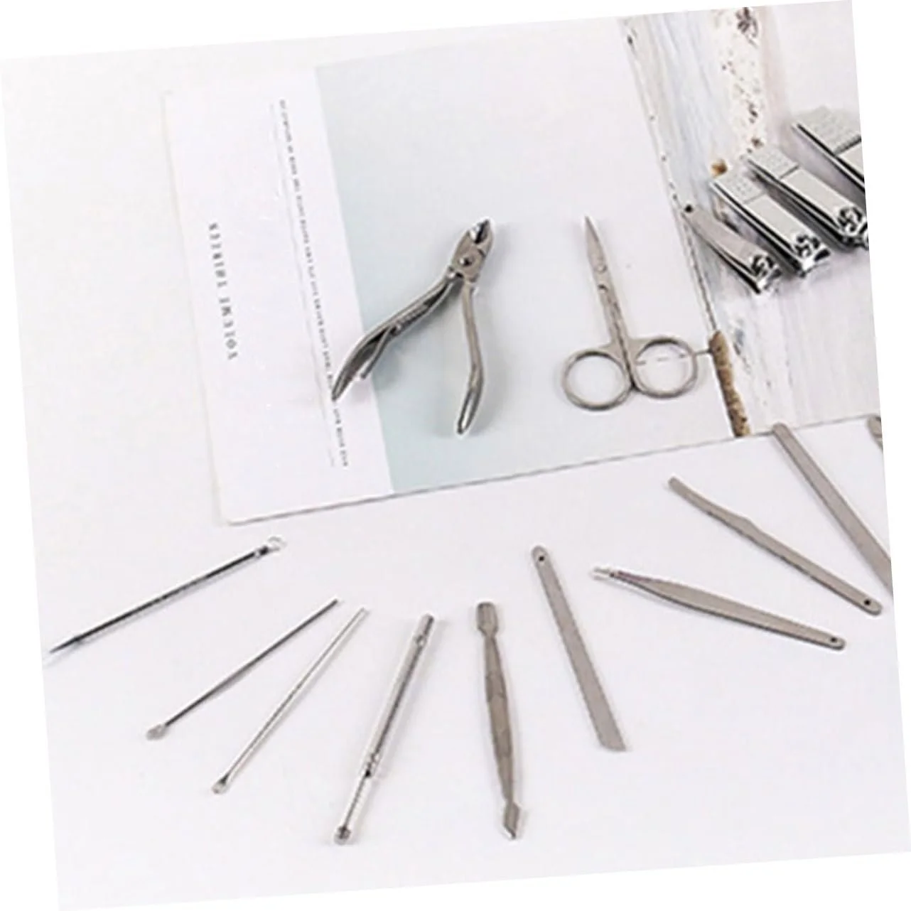 Набор для маникюра и педикюра WRITWAA 19 предметов, фото №6