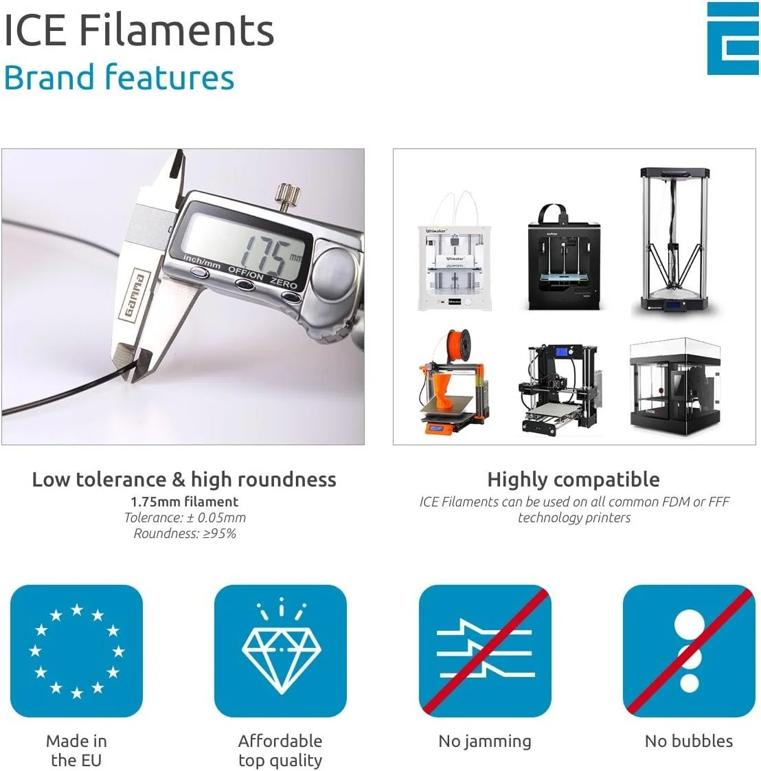 Филамент для 3D-принтера ICE Filaments Wood Composite, фото №5