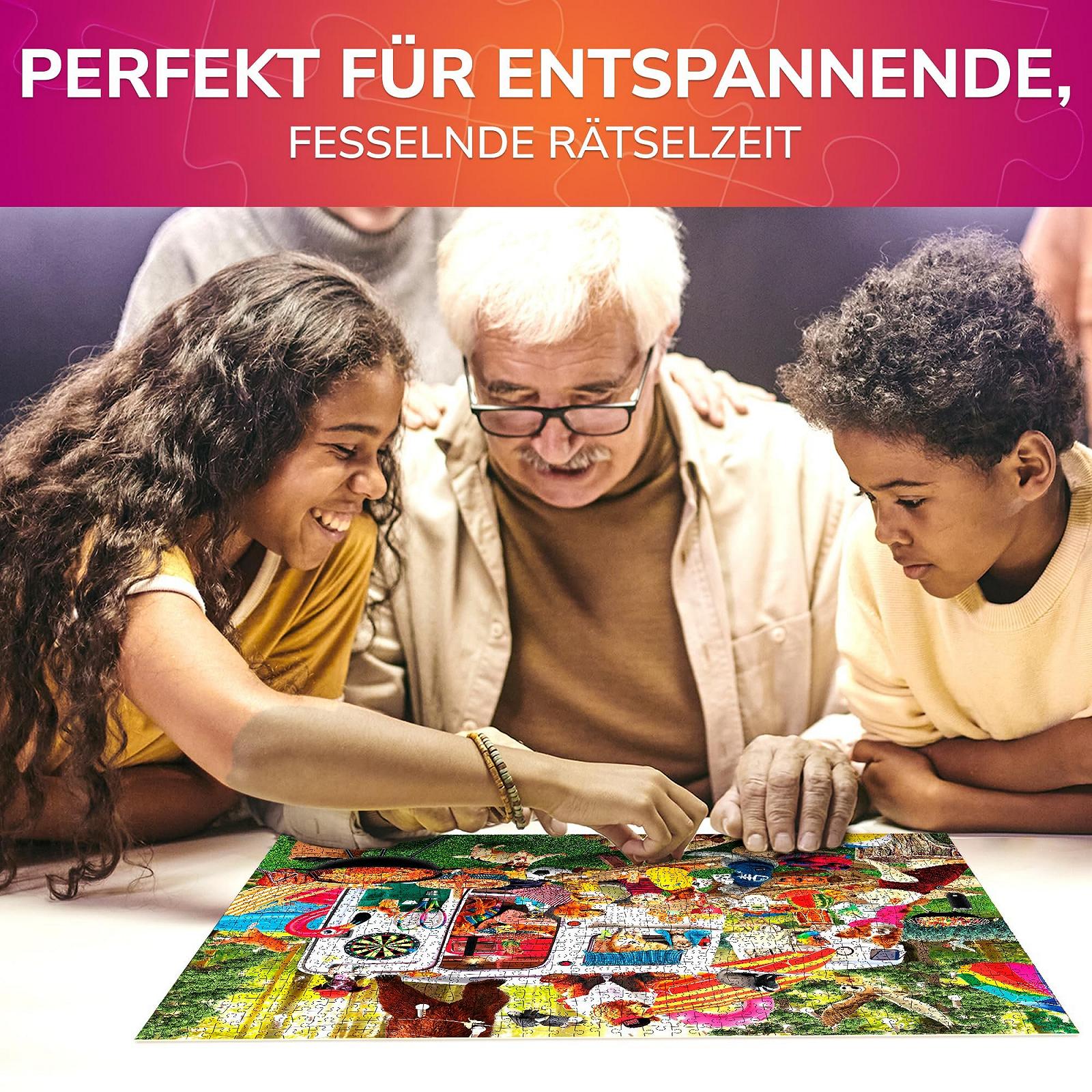 Пазл QUOKKA Funny Animal Motifs 1000 элементов 70 x 50 см, фото №5 Пазл QUOKKA Funny Animal Motifs 1000 элементов 70 x 50 см, фото №5