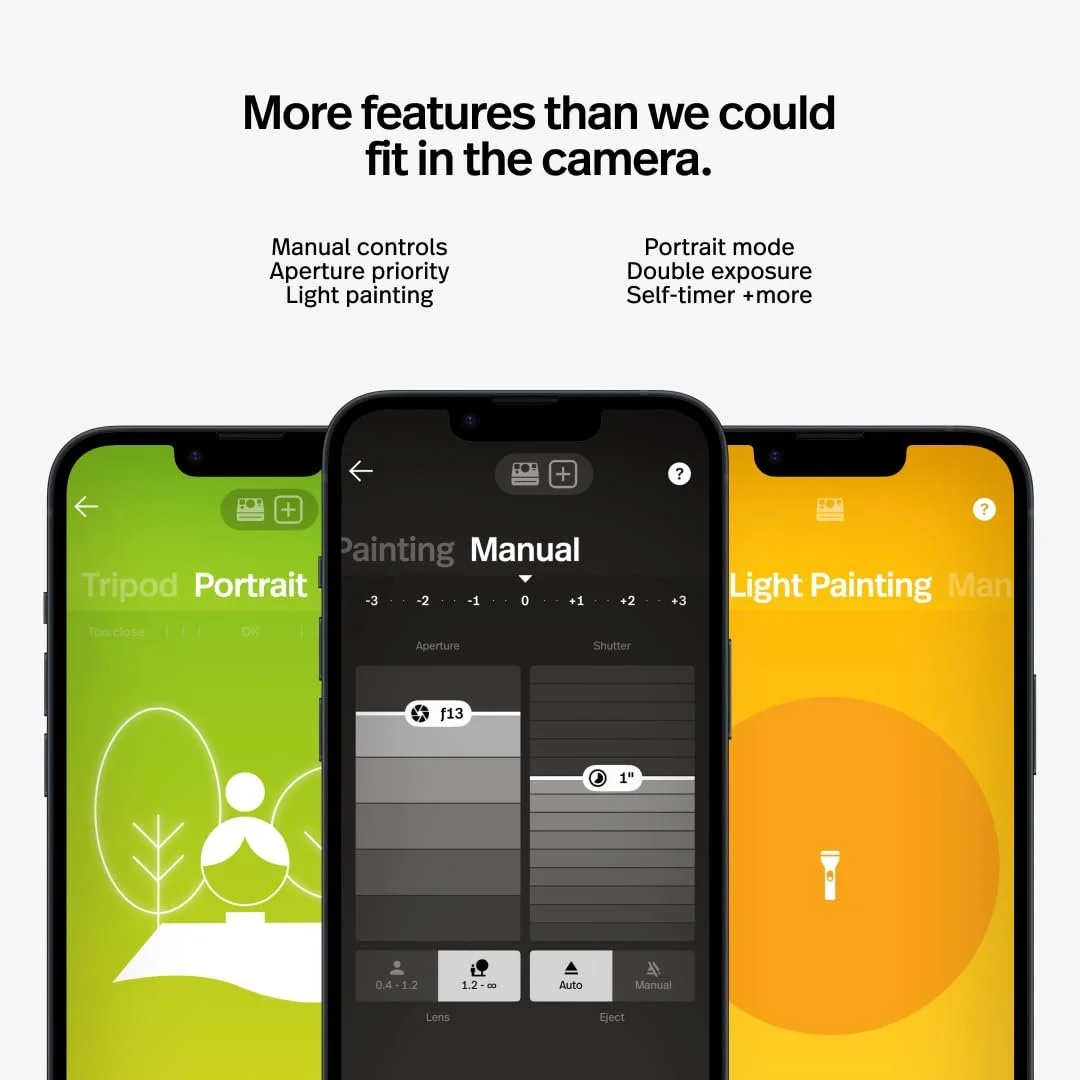 Фотокамера мгновенной печати Polaroid Now+ Gen 2 Forest Green + Film Pack, фото №4