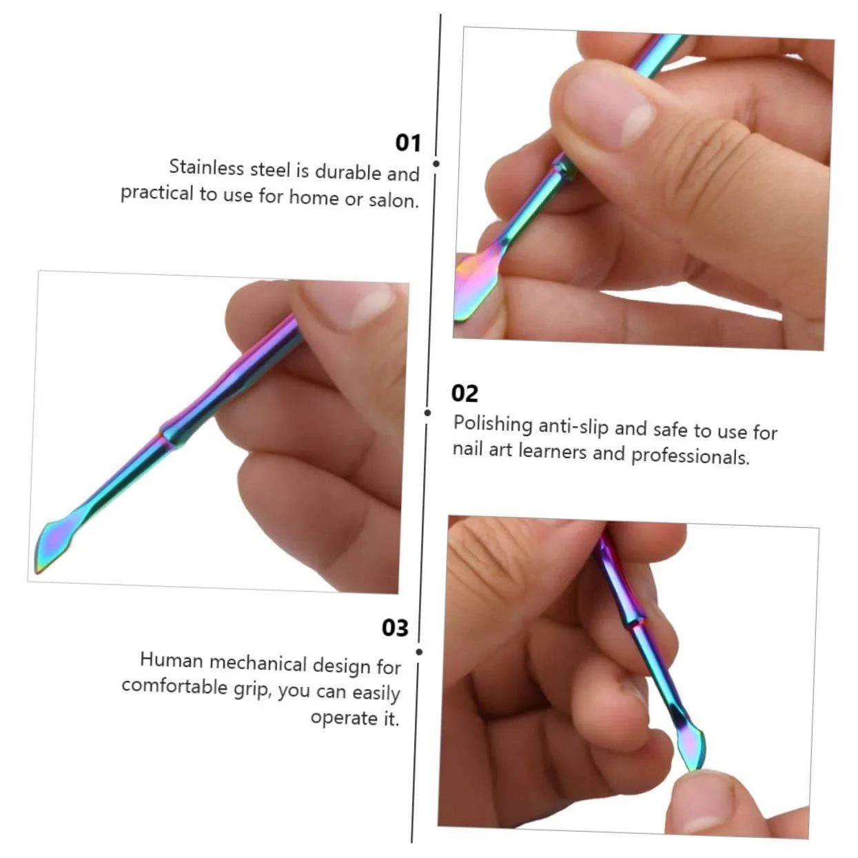 Набор для маникюра Healvian 6 предметов, нержавеющая сталь, фото №9 Набор для маникюра Healvian 6 предметов, нержавеющая сталь, фото №9