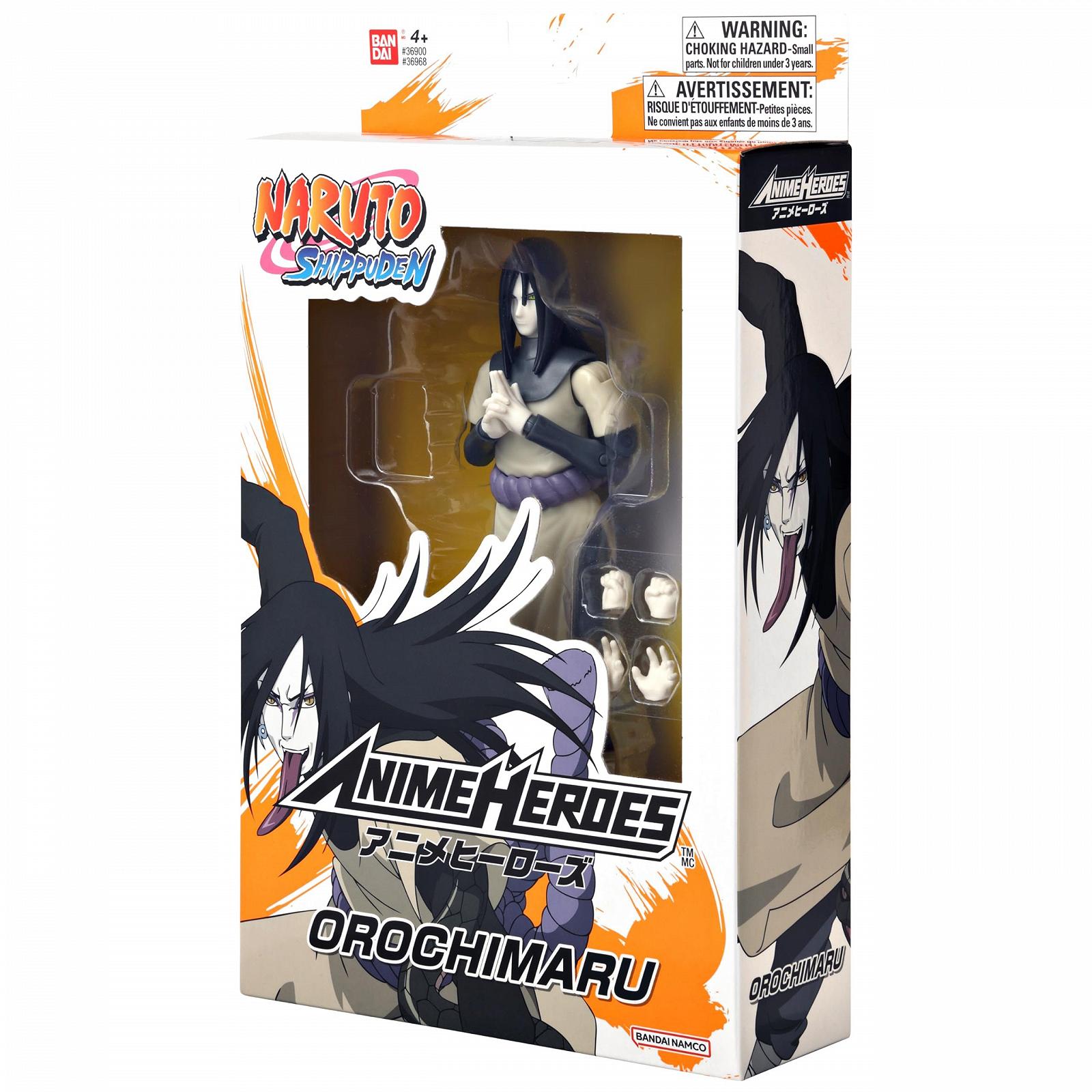 Фигурка BANDAI Anime Heroes Naruto Shippuden Орочимару 17 см, фото №2