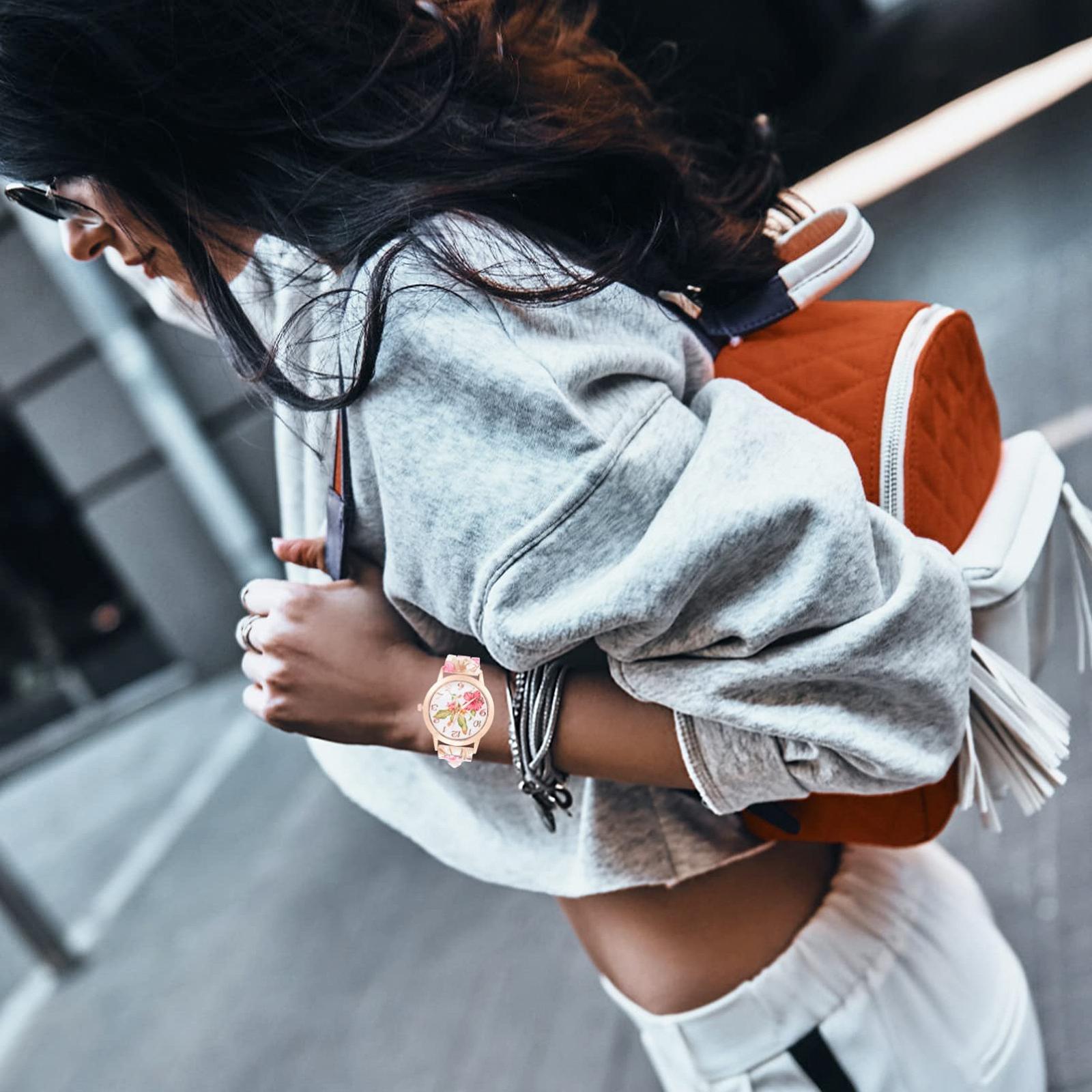 Цифровий годинник LIFKOME Спортивний годинник для жінок з тканини, фото №3