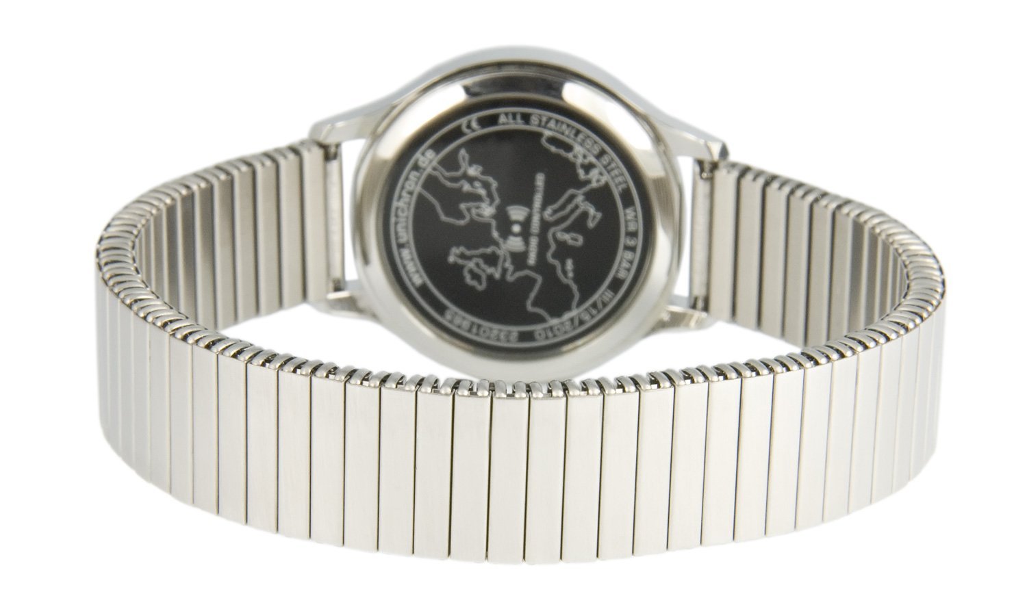 Женские радиоуправляемые часы Marquis Elegant, механизм Junghans, корпус и браслет из нержавеющей стали 964.4904, браслет, фото №2