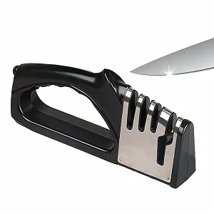 Точило для ножів ручне 4-в-1 Професійне з нековзною основою - Фото 1