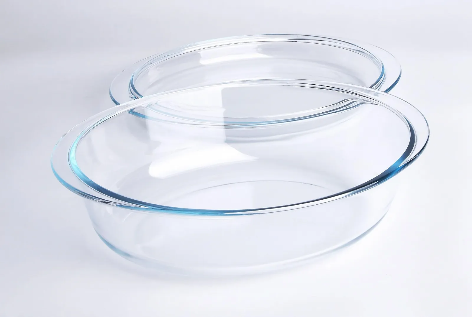 Форма для запекания 3,4 л овальная из закаленного стекла с крышкой для духовки и морозильной камеры, фото №5