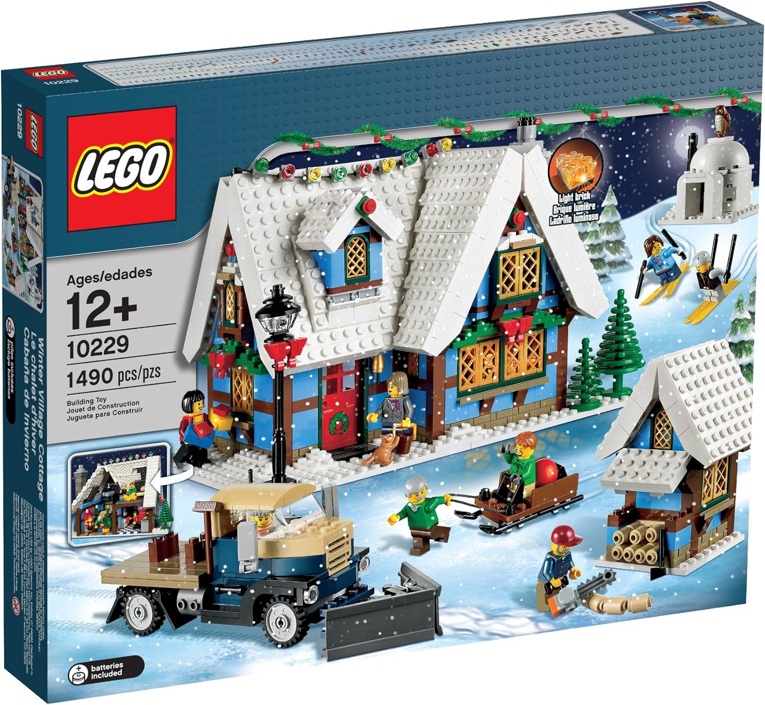 Детский конструктор LEGO Creator Зимний деревенский коттедж (10229), фото №1