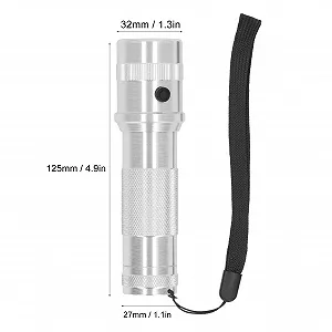 Ліхтар Eacam Сценічний 10 LED Змінюючий Колір Сріблястий synthetic.ua - Фото 1