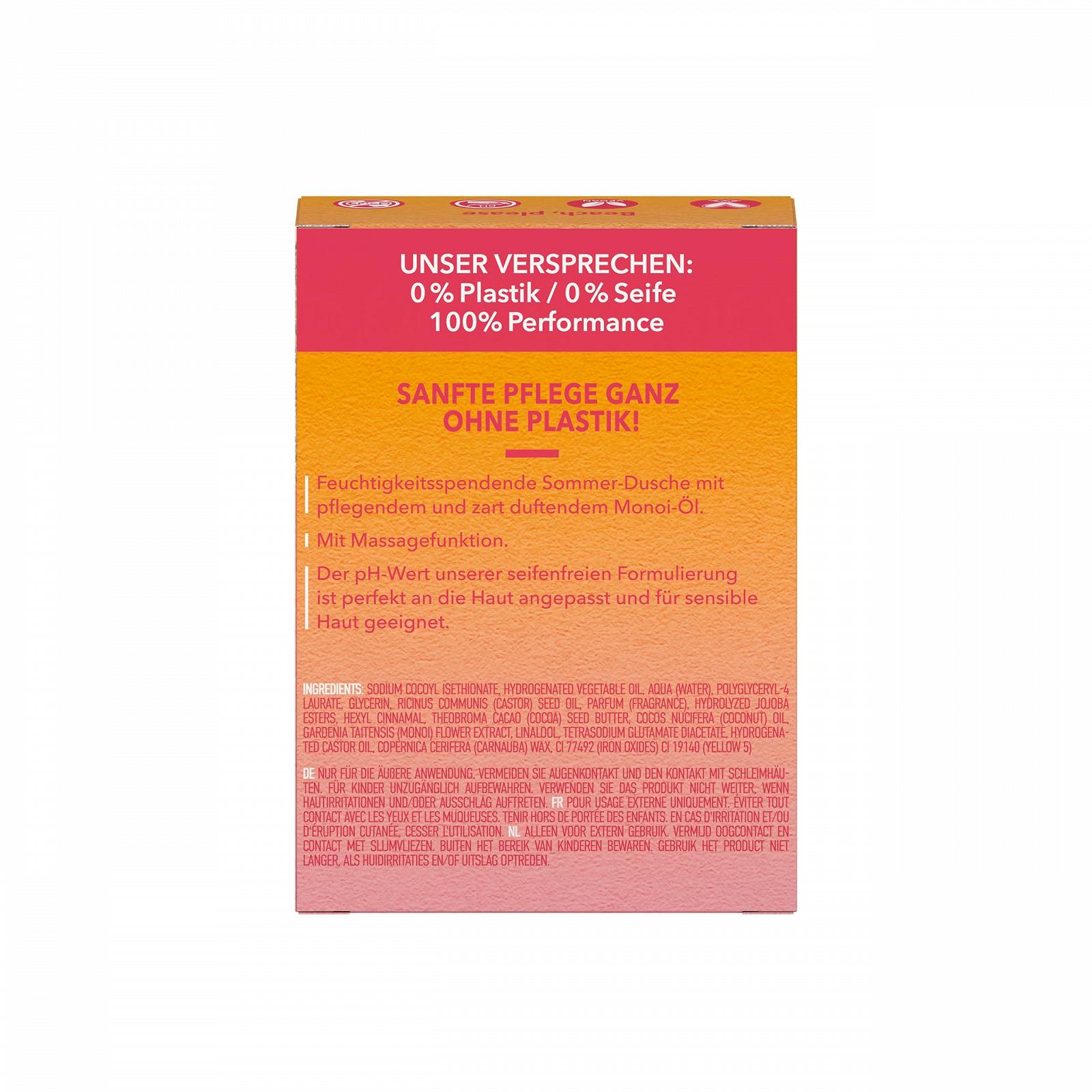 Твердий гель для душу Foamie Limited Edition Beach Please 3-в-1 з олією моної 2 шт., фото №1