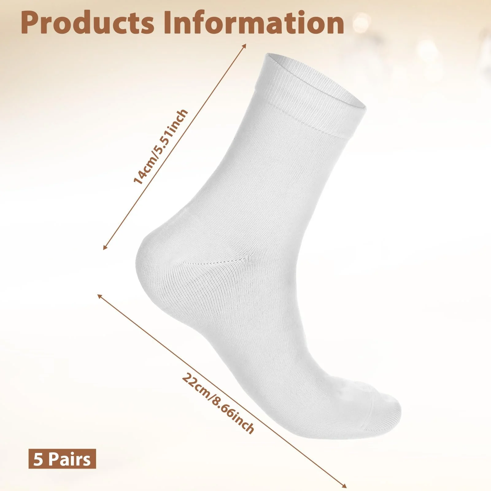 Шкарпетки Vin Beauty Жіночі бавовняні, 5 пар, фото №2 Шкарпетки Vin Beauty Жіночі бавовняні, 5 пар, фото №2