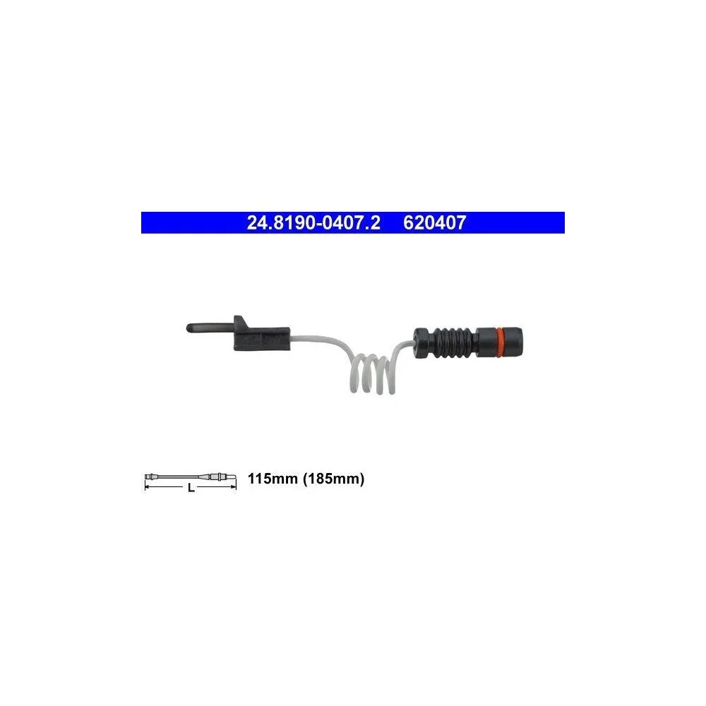 Датчик износа тормозных колодок ATE 24.8190-0407.2, фото №1 Датчик износа тормозных колодок ATE 24.8190-0407.2, фото №1