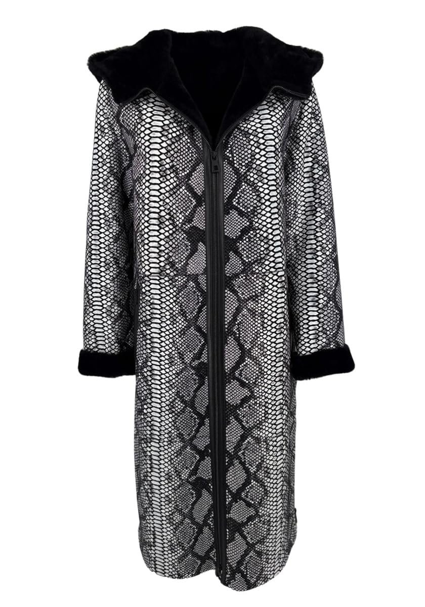 Жіноче пальто зі шкіри ягняти Hollert Venomous Chic, фото №7 Жіноче пальто зі шкіри ягняти Hollert Venomous Chic, фото №7