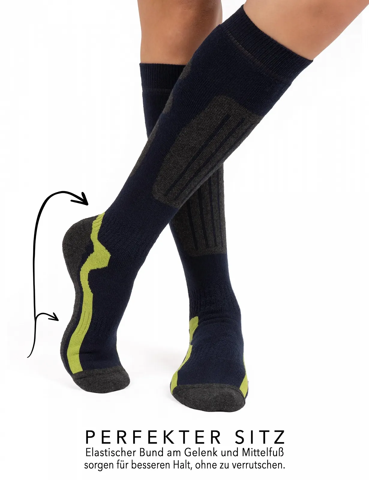 Термошкарпетки до коліна OCERA Adventure для чоловіків і жінок, 3 пари, фото №4