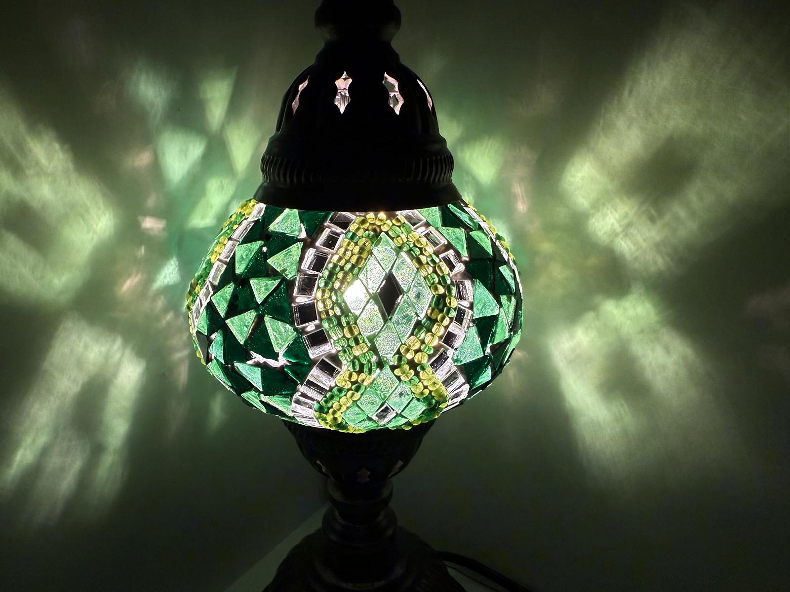 Настільна лампа Mosaic M Підлогова Східна Зелений, фото №2