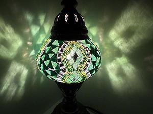 Настільна лампа Mosaic M Підлогова Східна Зелений synthetic.ua - Фото 1