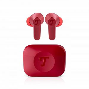 Бездротові навушники Teufel AIRY TWS 2 Вкладиші Bluetooth True Wireless Активне Зниження Шуму IPX4 Червоний Рубіновий - Фото 1