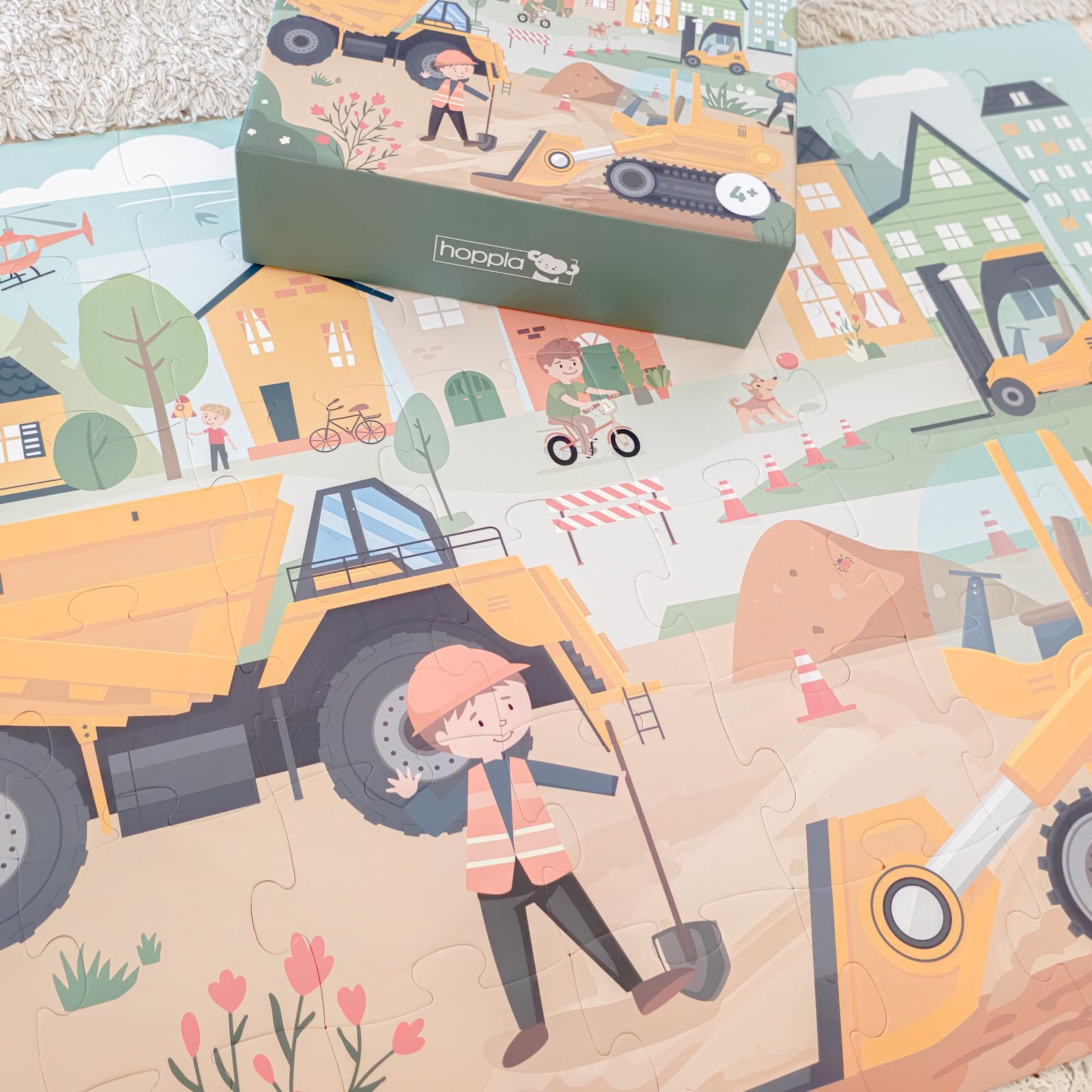 Пазл Hoppla Truck In The City XL 48 деталей 69 x 49 см, фото №4