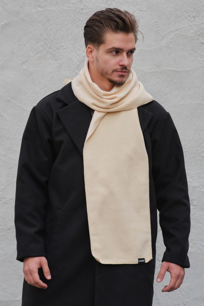 Флісовий шарф Without long beige, фото №1