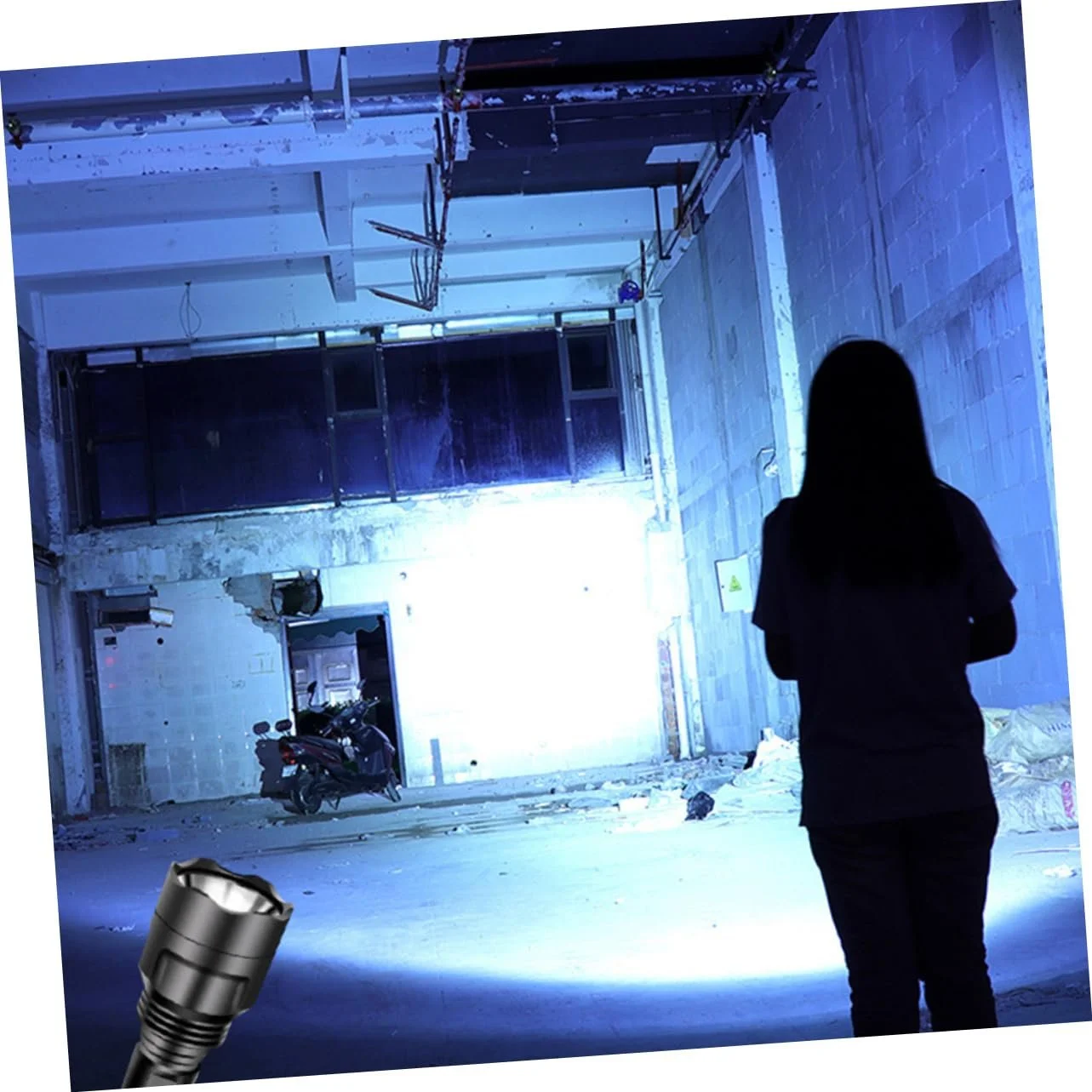 Ліхтар Gadpiparty Ультра Яскравий Міцний Чорний, фото №4