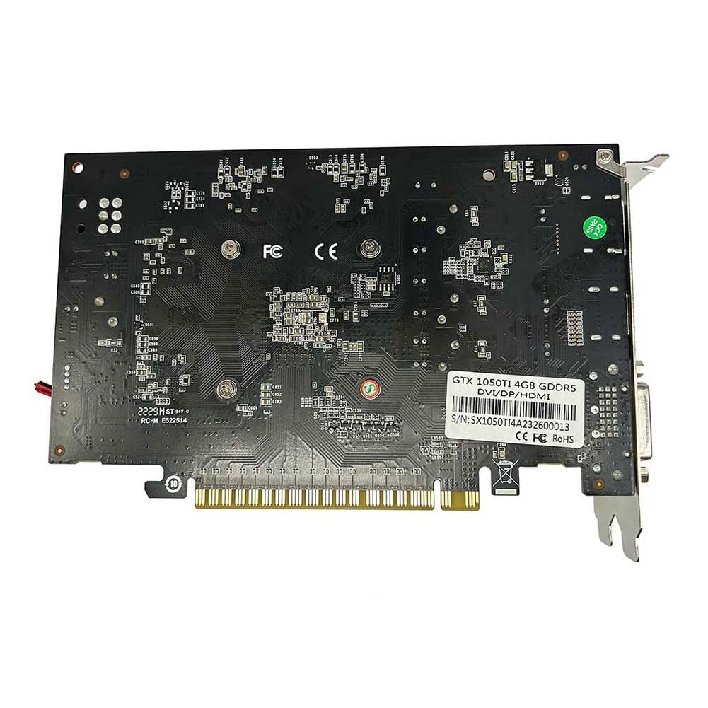 Відеокарта QTHREE GTX 1050 Ti 4GB 128-біт GDDR5 DisplayPort HDMI DVI, фото №3