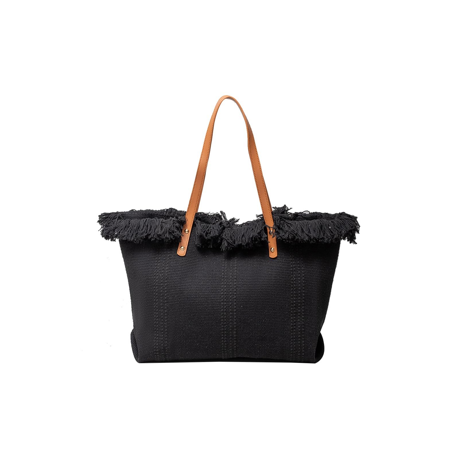 Сумка CORIOS Жіноча Полотняна Літня Пляжна Велика Сумка-тоут Богемна В'язана Різнобарвна Повсякденна для Подорожей Відпустки Пляжу Чорна, L, Богемна, фото №1 Сумка CORIOS Жіноча Полотняна Літня Пляжна Велика Сумка-тоут Богемна В'язана Різнобарвна Повсякденна для Подорожей Відпустки Пляжу Чорна, L, Богемна, фото №1