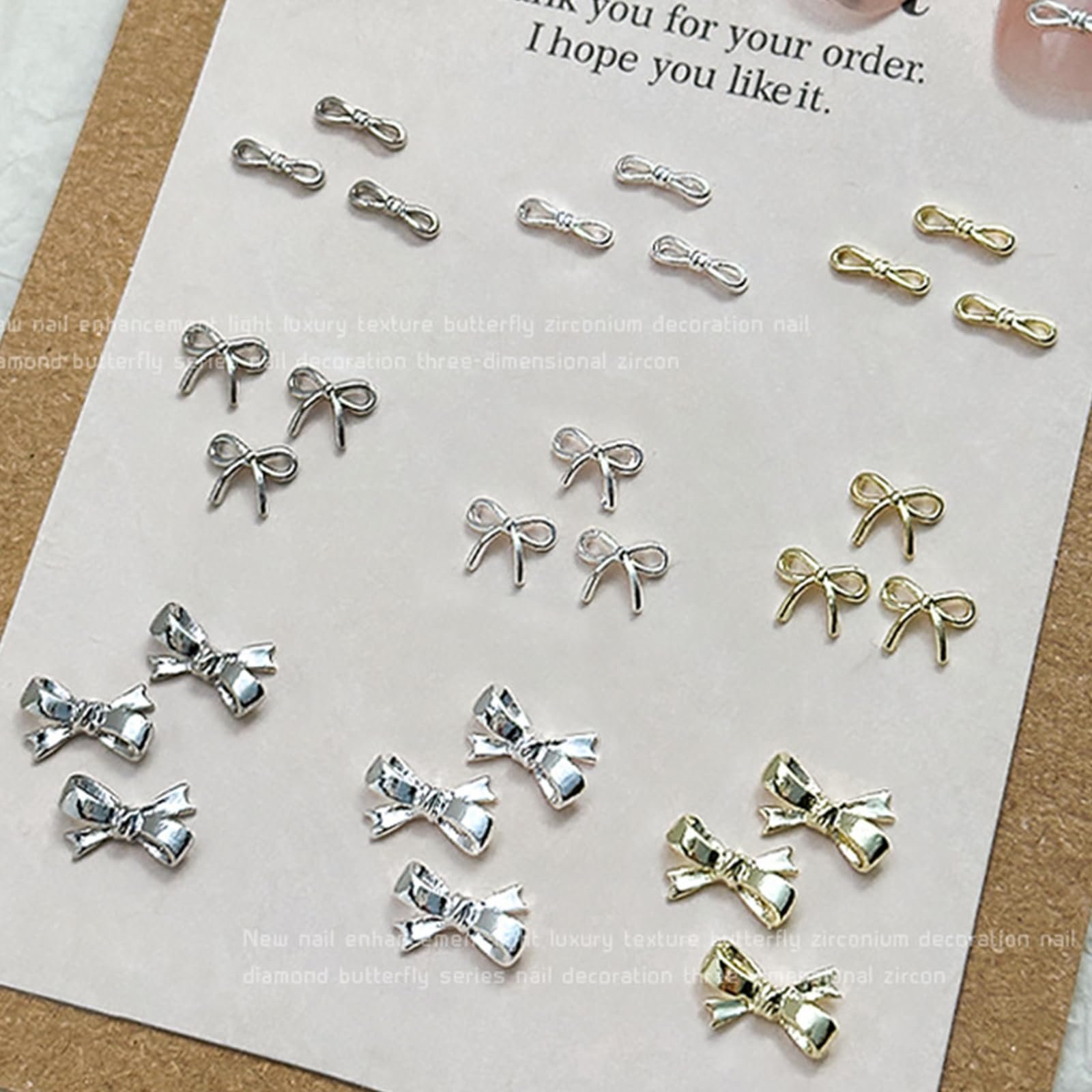 Стразы для ногтей из сплава 10 шт., фото №2