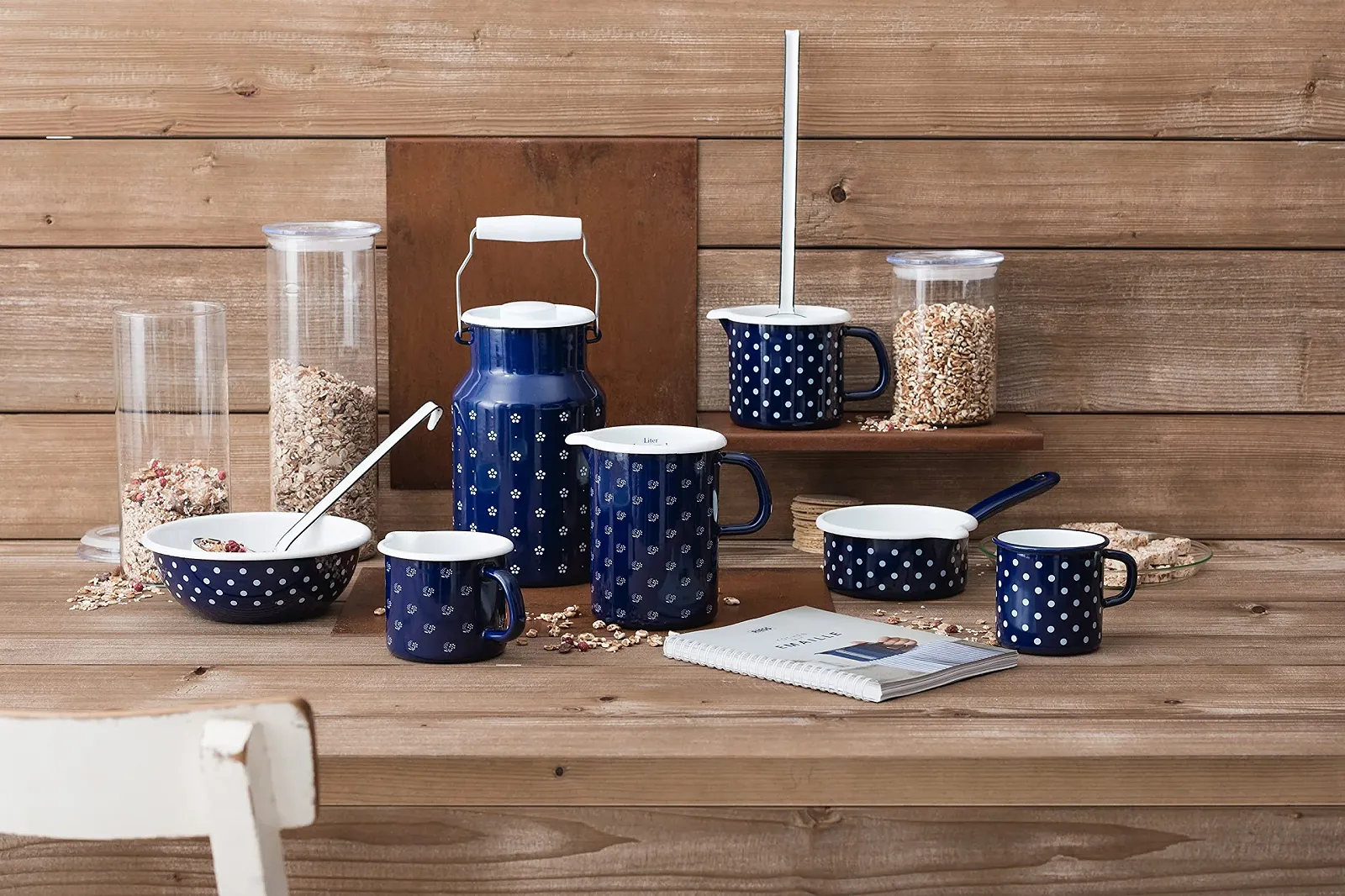 Форма для запікання Riess COUNTRY - Dirndl 0046-074 прямокутна, 33 x 20 см, висота 6 см, емальована, фото №3