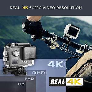 Екшн-камера GoXtreme BlackHawk 4K+ / 14Мп / 4K / 240fps / Wi-Fi / Водонепроникна 60м / Чорна (3R30040) synthetic.ua - Фото 1