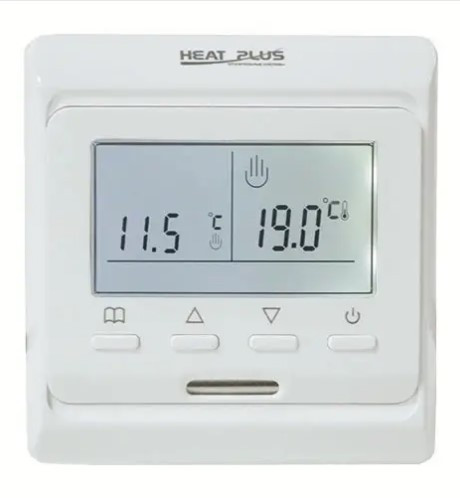 Терморегулятор термостат цифровой программируемый Minco Heat M6.716, белый, фото №1