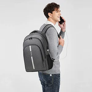 Рюкзак для ноутбука Kono USB Charging Port 15.6 дюймів synthetic.ua - Фото 1