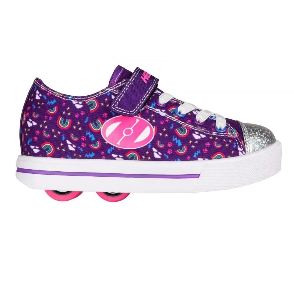 Роликовые кроссовки Heelys Snazzy для девочек Фиолетовый Мультицвет Радуга, фото №2 Роликовые кроссовки Heelys Snazzy для девочек Фиолетовый Мультицвет Радуга, фото №2