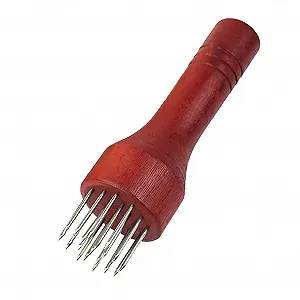 Тендерайзер для мяса Wooden Handle Meat Tenderizer Стальные иглы Дерево - Фото 1