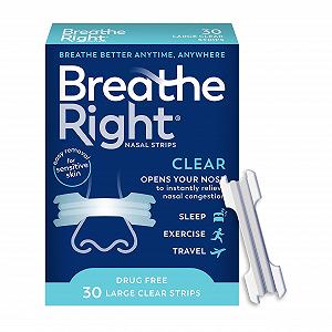 Смужка для носа Breathe Right Clear Large 30 шт - Фото 1