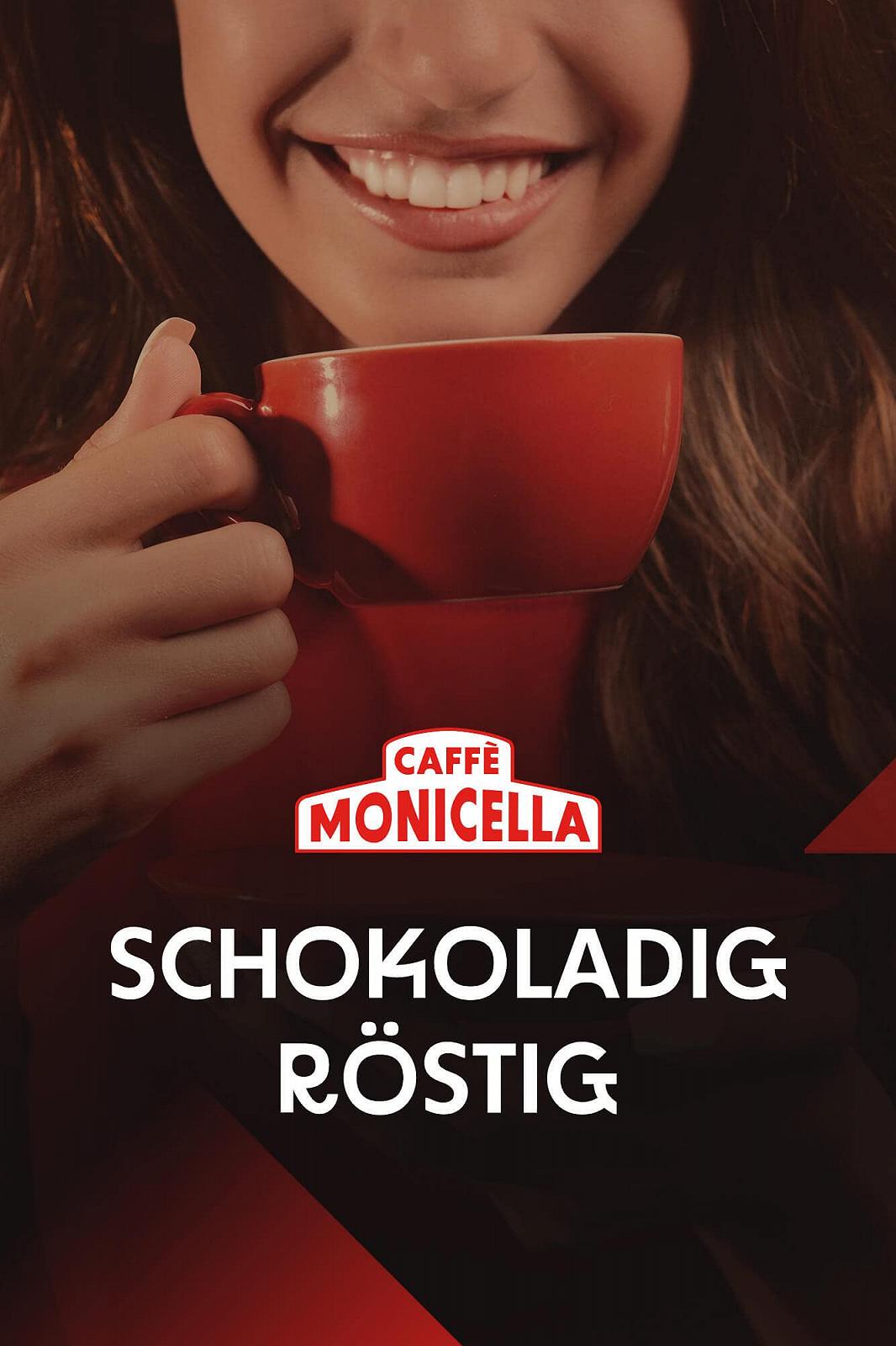 Кава в зернах CAFFÈ MONICELLA Espresso 1 кг - Насичений, Шоколадний - Арабіка та Робуста - Ідеально підходить для портафільтрів, кавоварок еспресо та повністю автоматичних кавомашин - Низька кислотність - Темне італійське обсмажування, фото №4
